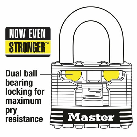 Master Lock MAGNUM LOCK 2-1/2"" SHKL M1XKADLJCCSEN